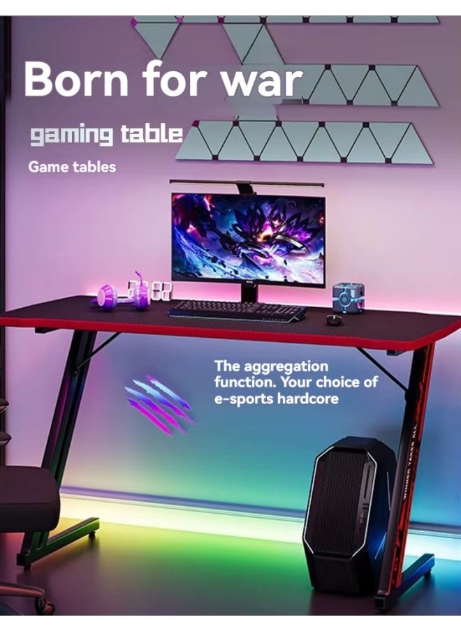 Gaming Table Carbon Fiber Surface Computer Table Z-Shaped Game Table Home Office Desk Writing Desk Home Bedroom Table Simple Game Table Suitable For Home Office (Black 120*60*75cm) - pzsku/Z0F0B3152176718AFC844Z/45/_/1735197766/09e9c8de-644c-43bf-9663-907ff9c73484