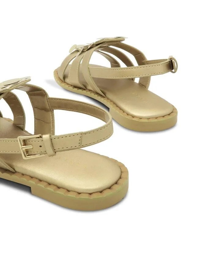 فينتشي صندل مسطح بحزام الكاحل