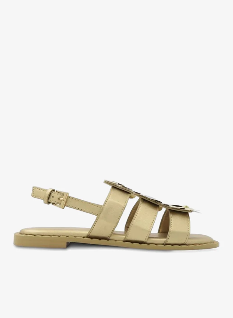 فينتشي صندل مسطح بحزام الكاحل