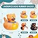 Deekin Rubber Ducks 2 Inch Animal Party Favors Small Rubber Ducks for Cruise Ships for Shower Birthday Gift Activity Theme Party 24 PcsDog - Image 4
