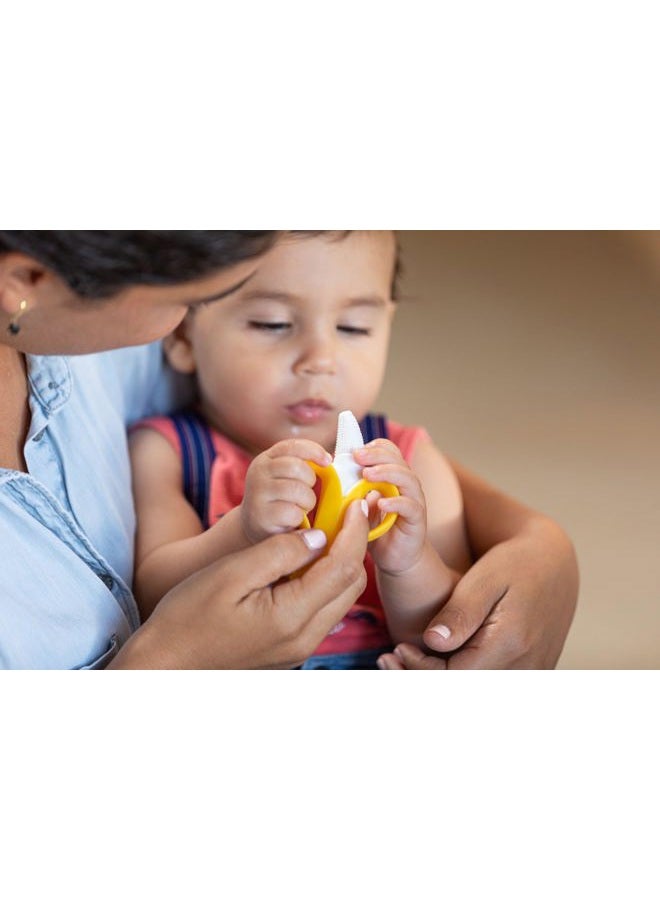 Nuby فرشاة أسنان نانانوبس الماساجية على شكل موز - Image 2