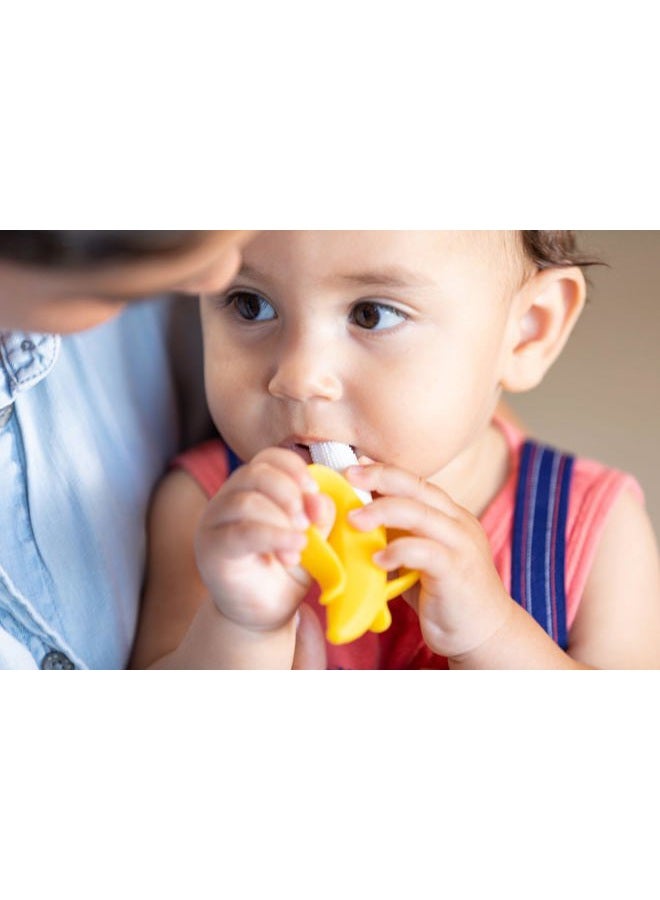 Nuby فرشاة أسنان نانانوبس الماساجية على شكل موز - Image 3