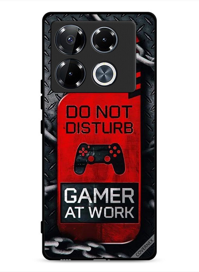 Covernex Infinix Note 40 Pro 5G Protective Case Cover Gamer At Work Wallpaper - Image 1