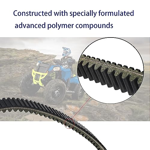 MOTOBULL Drive Belt 3211180 Heavy Duty Compatible with Polaris RZR 1000 XP XP4 2013-2024, RZR 1000 XP XP4 2014-2024 3211196 3211148 3211142 3211172 - Image 3