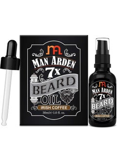 Man Arden 7X Beard Oil 30Ml (Irish Coffee) - 7 Premium Oils Supports Beard Growth And Nourishment  - Image 1