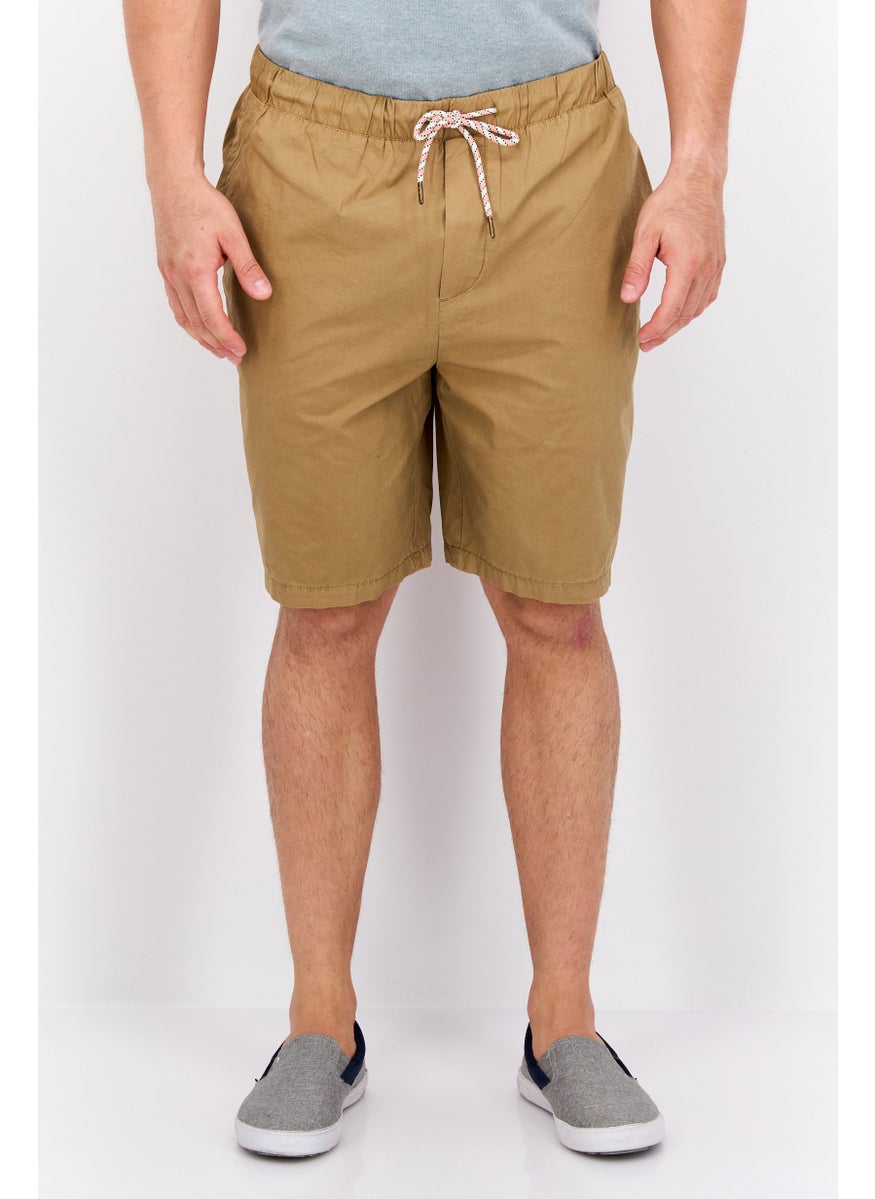 Scotch & Soda - Men Embroidered Chino Short, Tan - Image 1