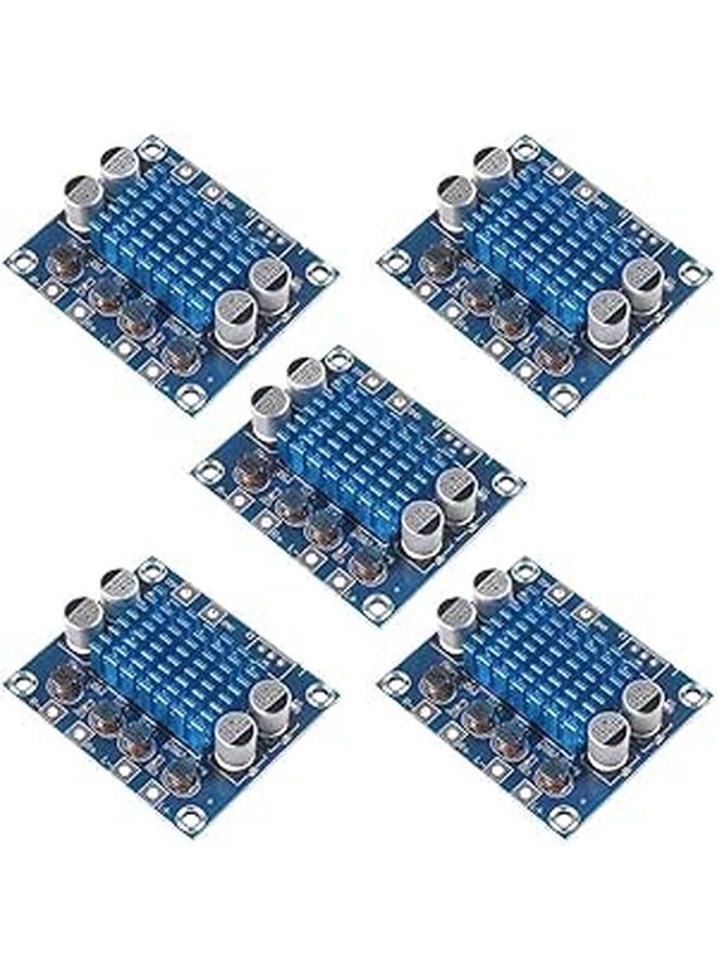 Blue 2 Channel 30W 30W Stereo Audio Amplifier Board DC 8 26V 5Pcs - Image 1