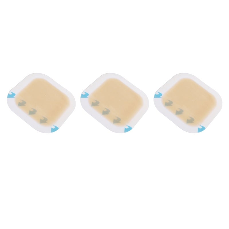 Hydrocolloid Dressing 4-Pack Contoured Edge Self Adhesive Wound Dressing - Effective Wound Care Blister Care Dressing for Heel Blister Protection - Image 5