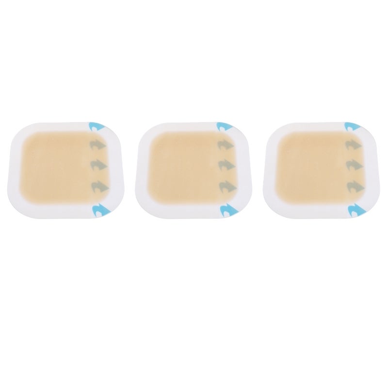 Hydrocolloid Dressing 4-Pack Contoured Edge Self Adhesive Wound Dressing - Effective Wound Care Blister Care Dressing for Heel Blister Protection - Image 4