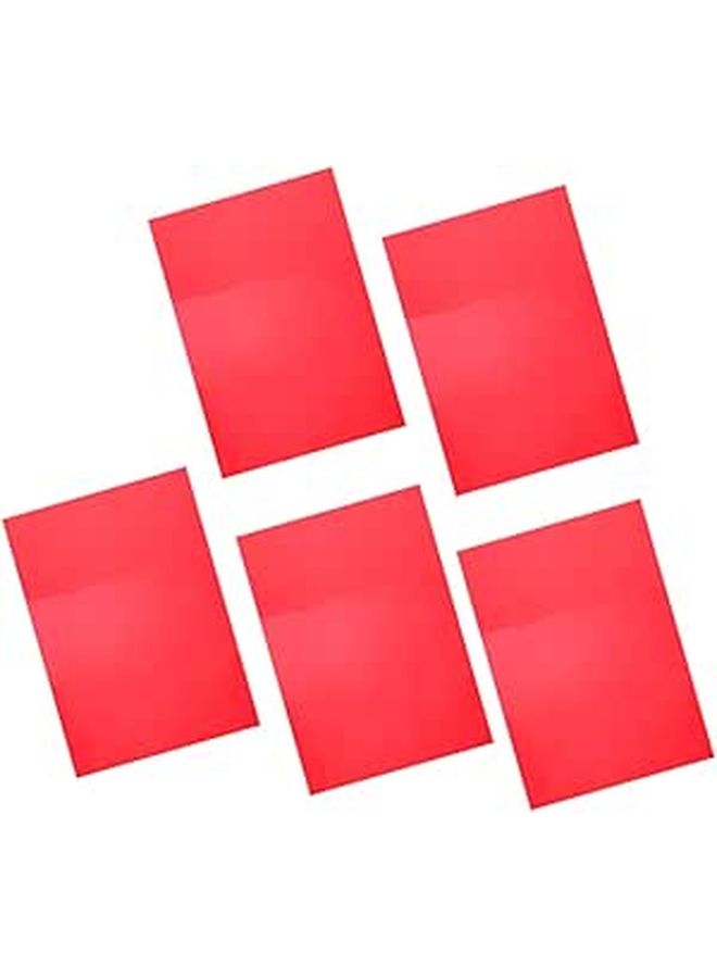 5 Sheets Color Correction Filter Light Panels for Photography Lighting Effects Classroom - Image 1