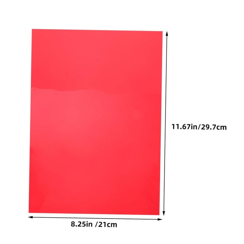 5 Sheets Color Correction Filter Light Panels for Photography Lighting Effects Classroom - Image 3