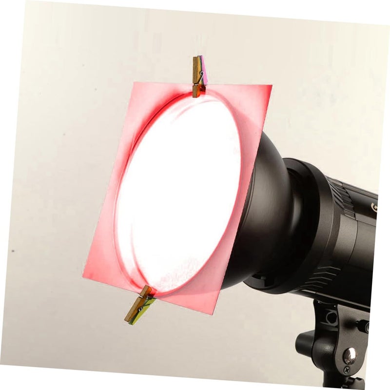 5 Sheets Color Correction Filter Light Panels for Photography Lighting Effects Classroom - Image 4