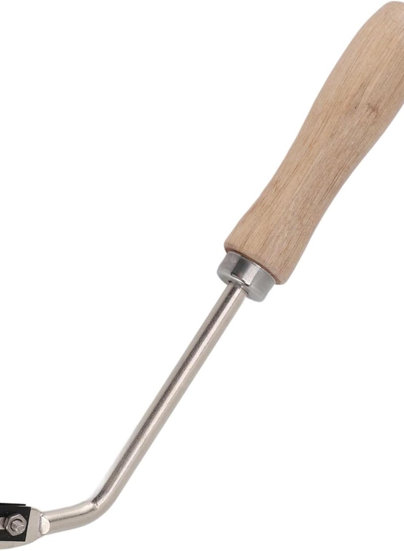 GGOOT PVC Plastic Floor Slotting, Home Improvement, Home Hardware Accessories Floor Welding Slot Knife Groover Beech Wood Grooving Gouge Steel Slotting Knife Flooring Tools with 3 Blades  - Image 3