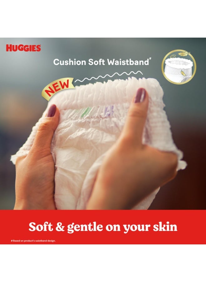 Huggies Complete Comfort Wonder Pants | Pant Style Baby Diapers Small Size (S), 112 Count | India's Fastest Absorbing Diaper, Prevents Diaper Rash, Ideal for 4 to 8 Kgs (56 Count, Pack of 2) - Image 2