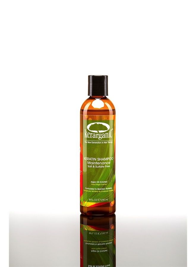 kerarganic Organic Keratin Treatment - Salt & Sulfate Free Shampoo - 8 Fl Oz - Image 1