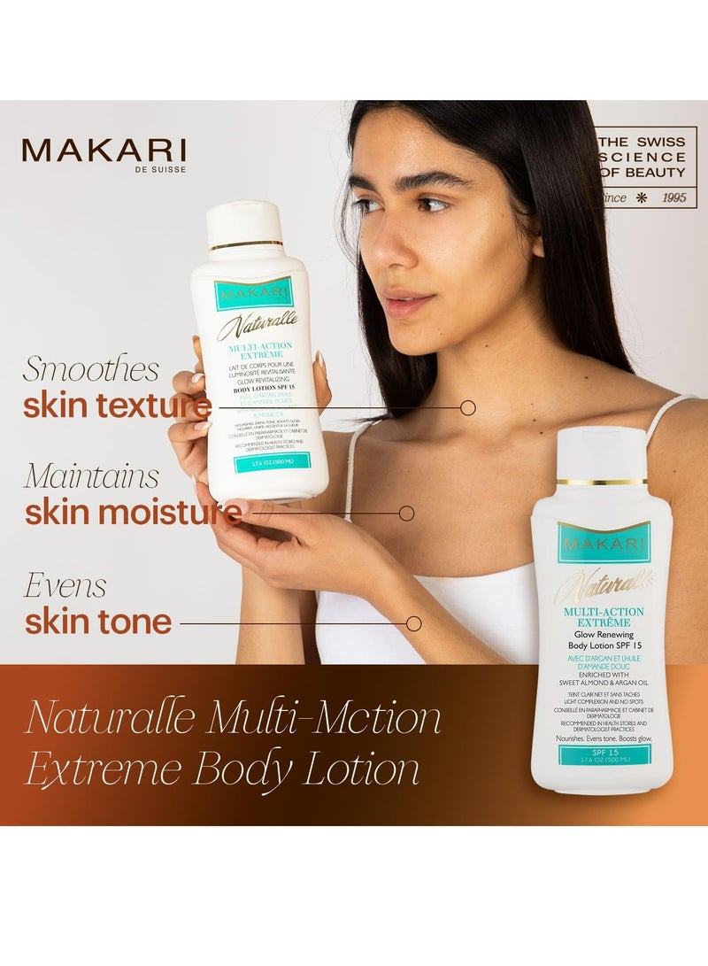 Makari Argan Oil Multi-Action Extreme Body Lotion with SPF 15 for Dry Skin 500 ML - Image 2
