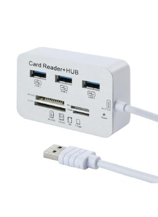 Seven-in-one USB3.0 Splitter Card Reader Computer Expansion Multi-interface COMBO Card Reader HUB-Number Of Interfaces:USB 3 Port USB 4 Port Card Reader - pzsku/Z0F0BC8A91A0F2B4A9ED0Z/45/_/1742366344/5a145aa8-e7ff-4a5f-8f81-8d2b56aa4dc2