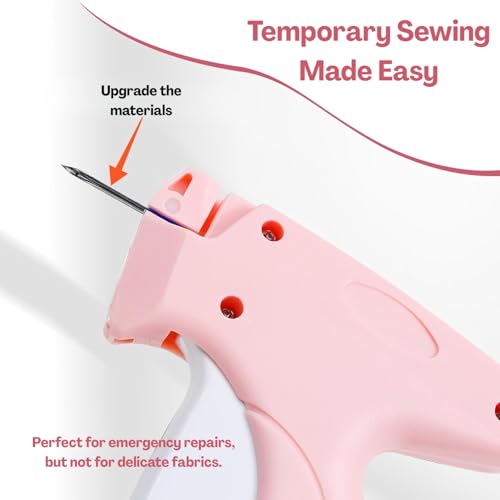 TecoKart® Quick Clothing Fixer Kit – Handheld Stitch Sewing Gun, Tagging & Stitching Tool for Garments, Saree Draping, and DIY Repairs – Includes 100 Glow Tags, 5 Needles & 1100 Barbed Pins - Image 5