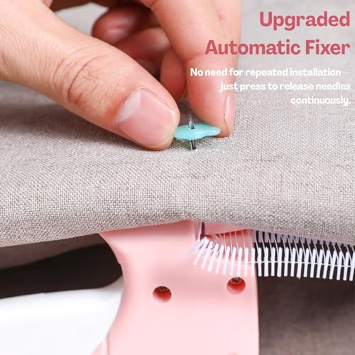 TecoKart® Quick Clothing Fixer Kit – Handheld Stitch Sewing Gun, Tagging & Stitching Tool for Garments, Saree Draping, and DIY Repairs – Includes 100 Glow Tags, 5 Needles & 1100 Barbed Pins - Image 4