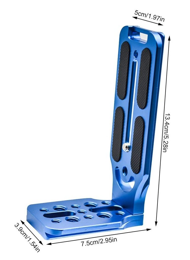 Generic - DSLR Camera L Bracket Quick Release Plate Vertical Horizontal Switching Tripod Quick Release Board Compatible with Canon/Nikon/ Sony/Ronin/Zhiyun Stabilizer Tripod Monopod - Image 1