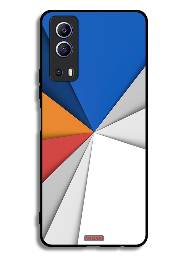 Tolwak Vivo iQOO Z3 5G Protective Case Cover Material Matches Abstract Art - Image 2