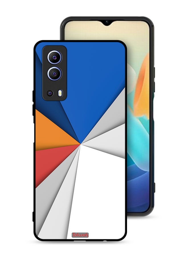 Tolwak Vivo iQOO Z3 5G Protective Case Cover Material Matches Abstract Art - Image 1