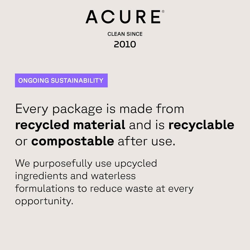 Acure بلسم أكور ببساطة لتنعيم الشعر - وزيت المارولا | 100% نباتي | رعاية شعر مدفوعة بالأداء | ينعم ويقلل التجاعيد | أبيض/أزرق، ماء جوز الهند، 8 أونصة سائلة - Image 5