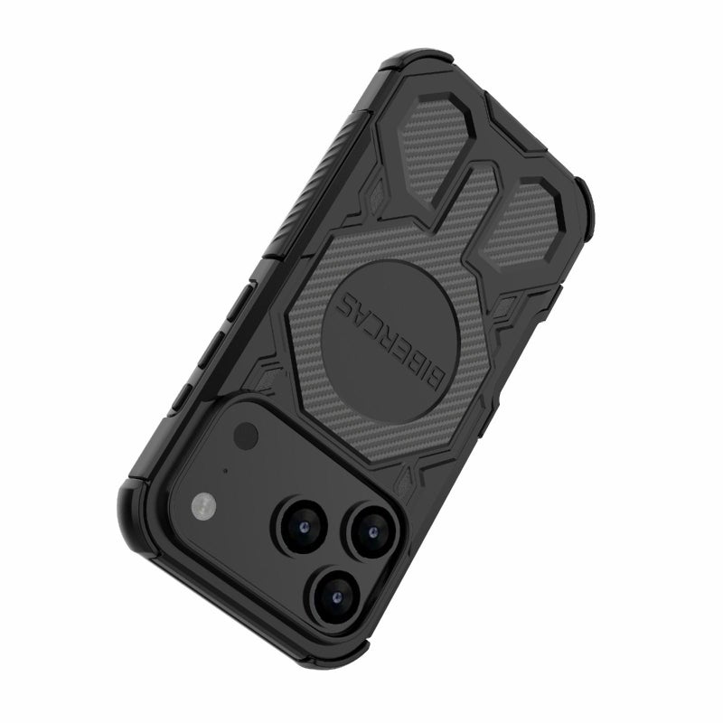 بيبركاس جراب هاتف Magsafe المقاوم للصدمات من سلسلة Real Color لهاتف Iphone 17 Pro (أزرق) - Image 4