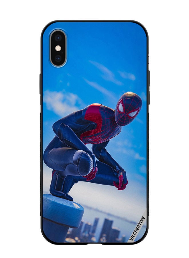VR CREATIVE Protective Case Cover For Apple iPhone X/XS Spiderman Design Multicolour - Image 1