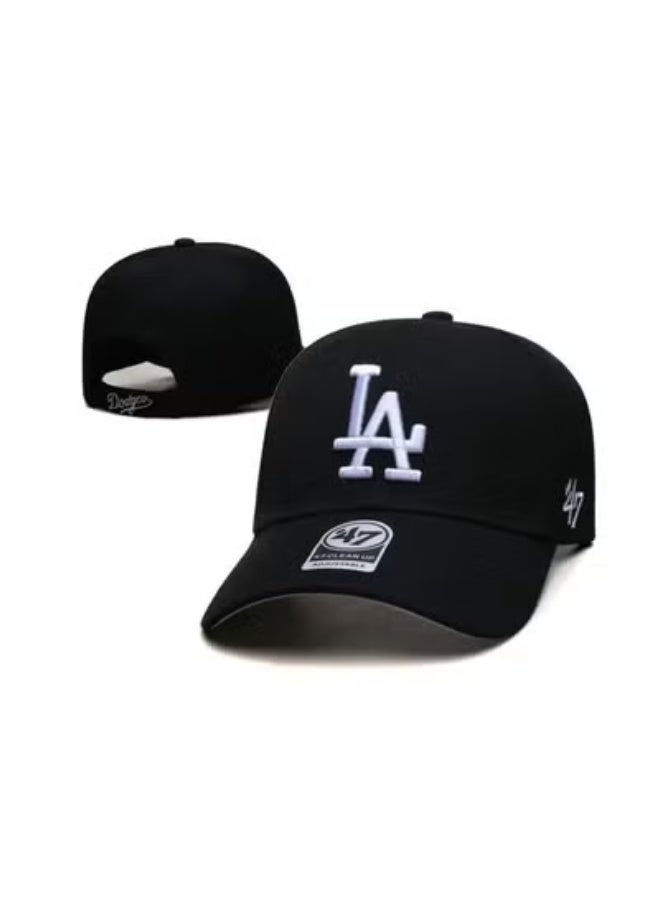 NEW ERA Los Angeles Dodgers LA Logo Adjustable Black Cap