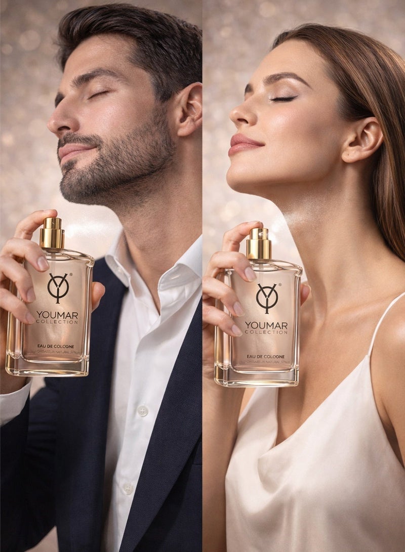 YOUMAR Fresh Eau de Cologne for Men & Women 25ml | Long-Lasting Clean & Refreshing Scent | Youmar Collection No. 1005 - Image 3