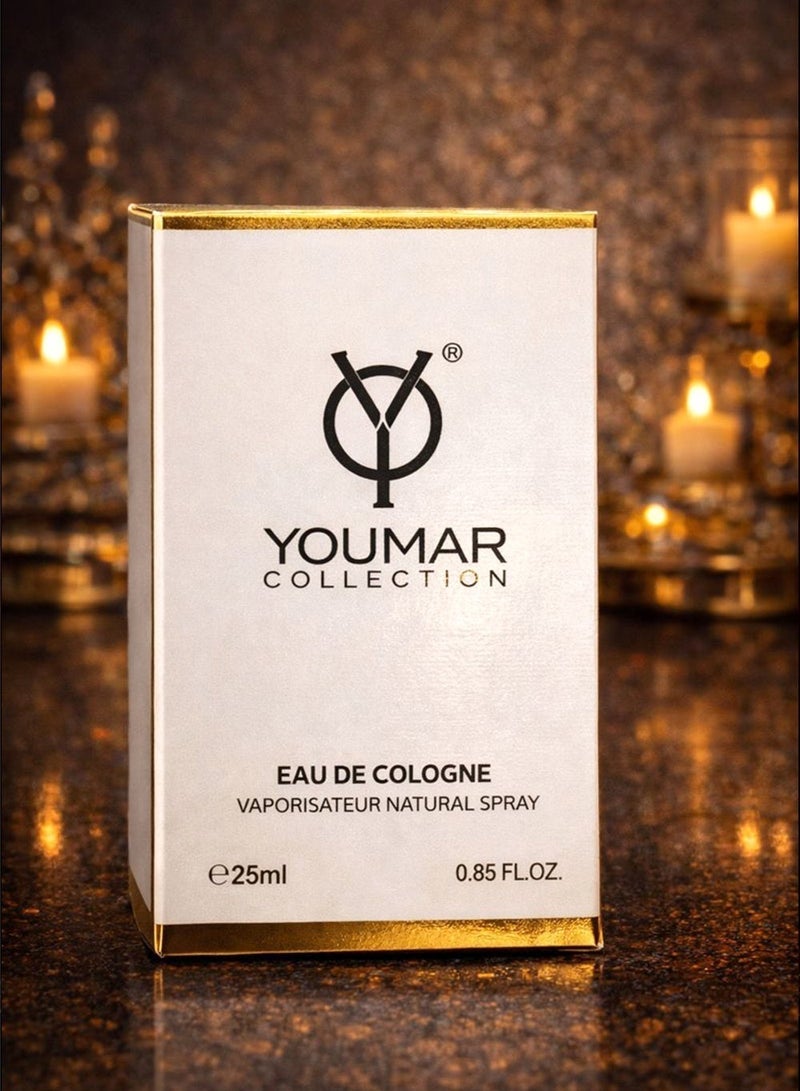 YOUMAR Fresh Eau de Cologne for Men & Women 25ml | Long-Lasting Clean & Refreshing Scent | Youmar Collection No. 1005 - Image 5
