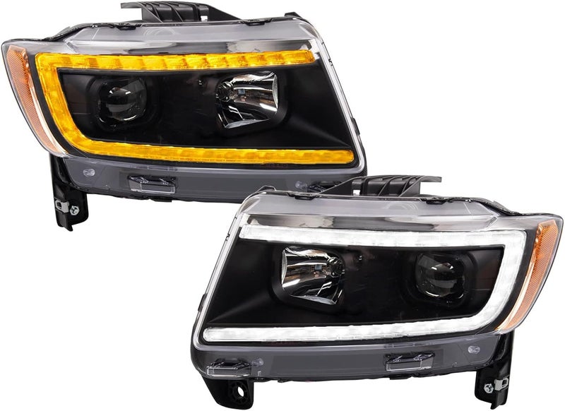 TRQ HLA95194 Performance Headlight Set for 2011-2013 Jeep Grand Cherokee - Image 2