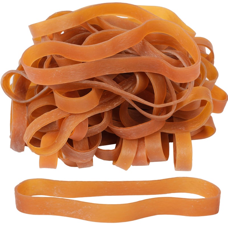 YOUOWO Rubber Bands Large Wide 6.5inch 35pcs Rubber Bands for Office Supplies Home School Elastic bands Large - Image 1