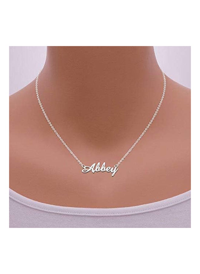 Generic - 925 Sterling Silver Custom Pendant Personalized Name Necklace - Image 1