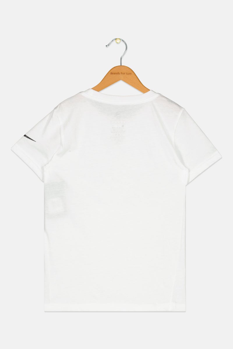 Nike تي شيرت رياضي للأطفال من 3Brand بواسطة راسل ويلسون، شعار العلامة التجارية، خارجي، أبيض - Image 2