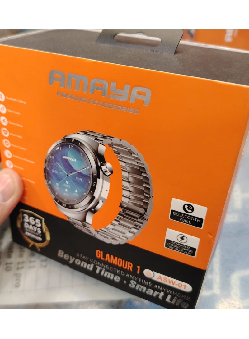 Amaya Amaya ASW-01 Powerful Bluetooth Strap Watch Multi-Sports Music Control IP68 Waterproof Water Resistant. Scientific sleep, good sleep for good life. 24-hour heart rate monitoring  - Image 2