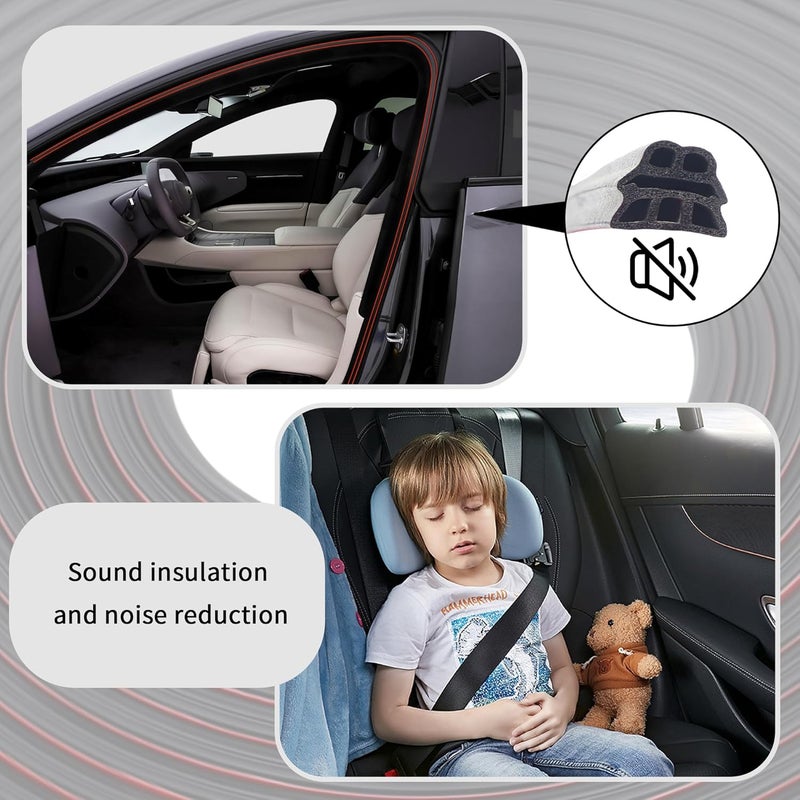 Junecarp 16.4Ft Automotive Weather Stripping - Soundproofing Car Door Seal Strip - Image 5