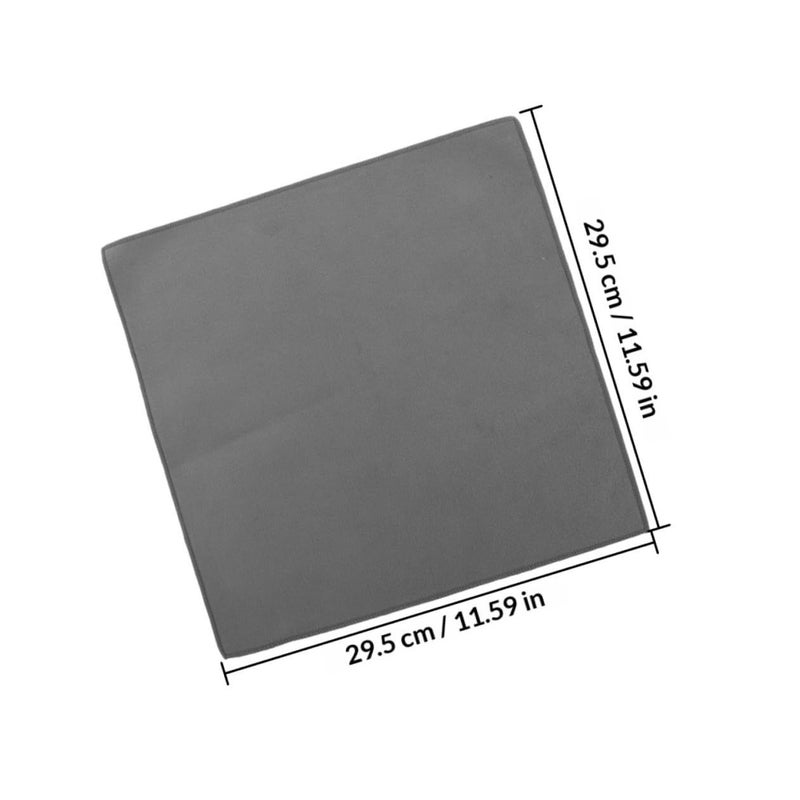 Kichvoe Double Sided Microfiber Car Wash Towels 2pcs Absorbent Cleaning Cloths 30x30cm - Image 2