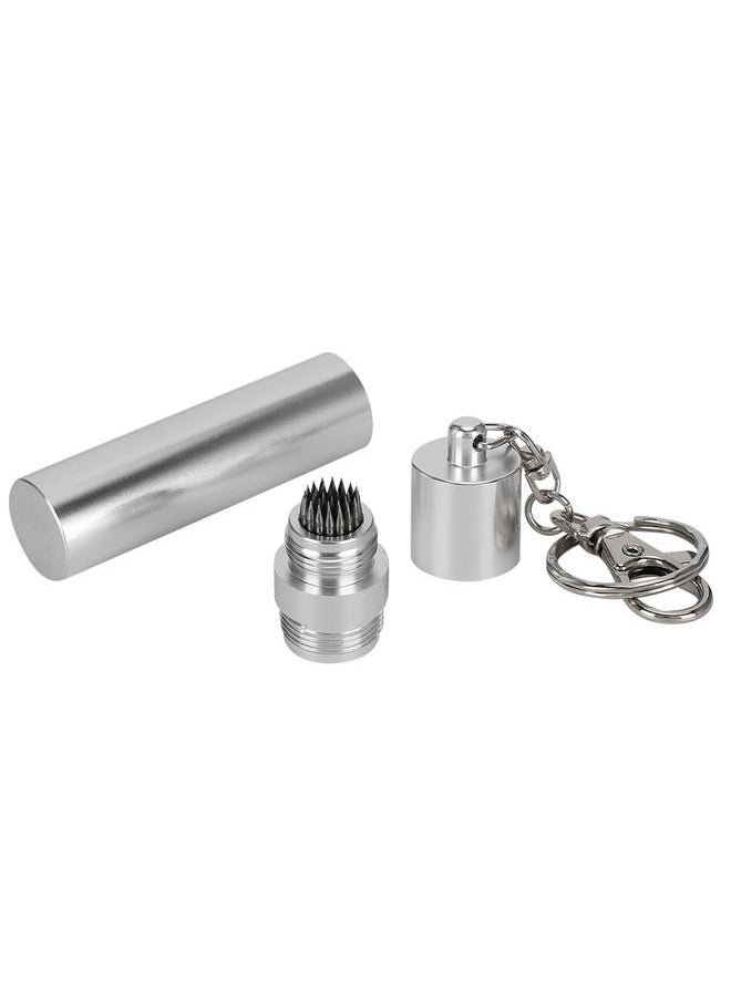 Thoraya Portable Snooker Pool Cue Stick Pick Tip Shaper with Chain Metal Repair Tool AccessoriesSilver  - Image 4