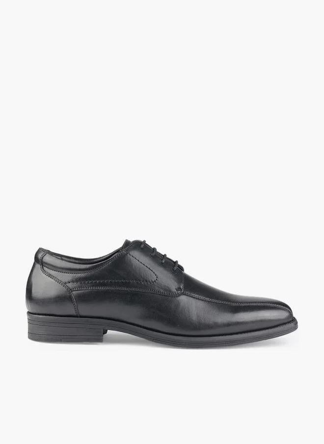 LBL by Shoexpress Men Lace-Up Leather Derby Shoes