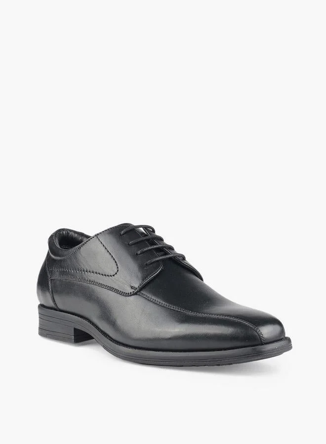 LBL by Shoexpress Men Lace-Up Leather Derby Shoes