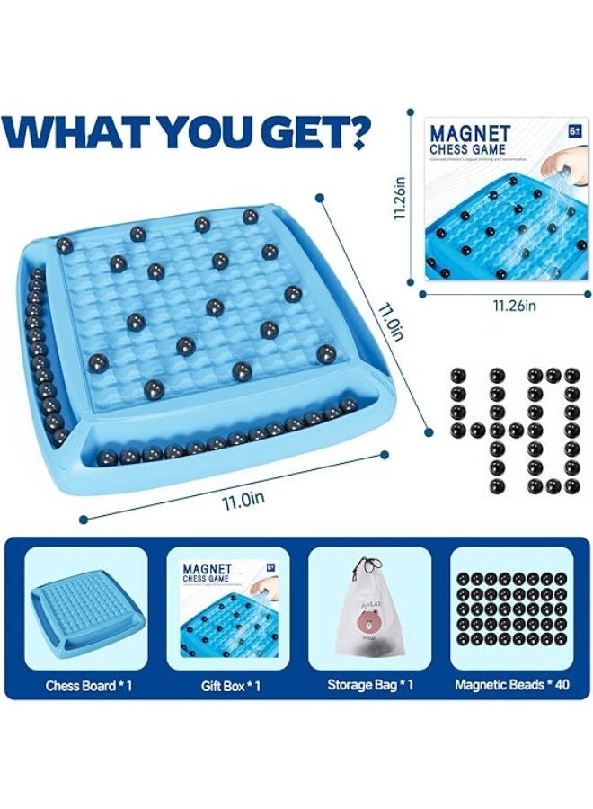 لعبة الشطرنج المغناطيسية – لعبة استراتيجية على الطاولة مكونة من 40 قطعة - Image 3