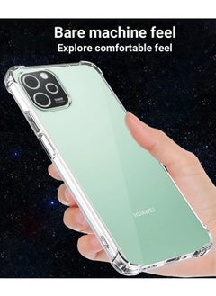 Techie Huawei Nova Y61 TPU Bumper Corner Case with Camera Lens Protection Transparent Protective Back Cover  - Image 3