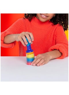 Kinetic Sand, Rainbow Mix Set with 3 Colors of Kinetic Sand (13.5oz) and 6 Tools, Play Sand Sensory Toys for Kids Ages 3 and up