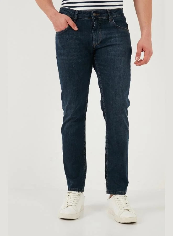 Buratti  Buratti Regular Fit Straight Leg Regular Waist Jeans Men's Denim Trousers 2203C51PARMA for Men | Best Price UAE