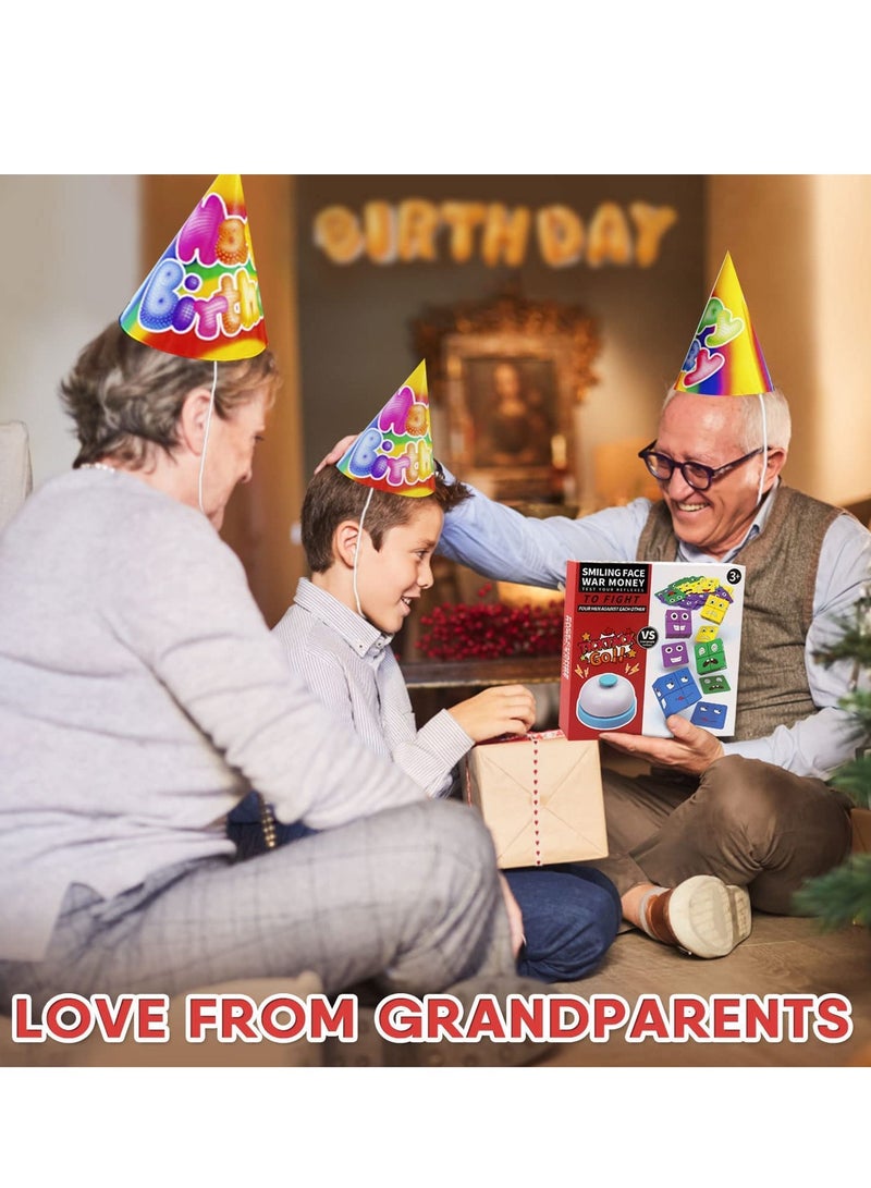 تغيير الوجه لعبة مكعب سحري ، تعبيرات خشبية لعبة مكعب سحري نمط الوجه كتل بناء لغز لعبة Uzzler ، لعبة العائلة للأطفال والكبار - Image 5