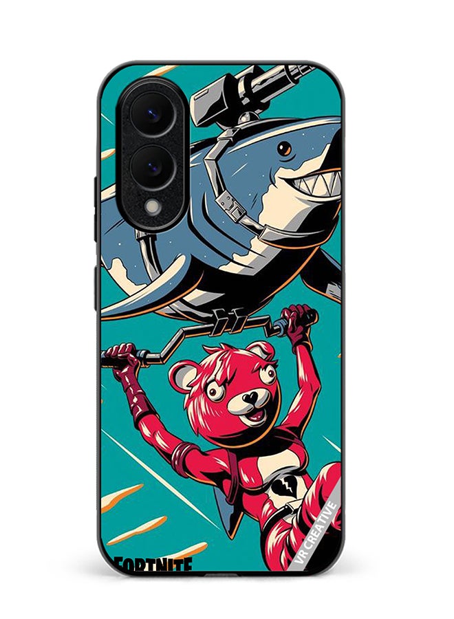 Protective Case Cover For Samsung Galaxy S25 Edge Fortnite Poster Design Multicolour