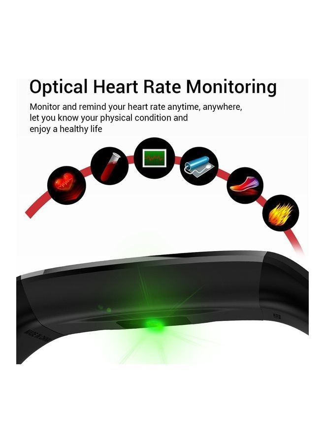 NIBEMINENT R12 TPU Intelligent Sport Bracelet with Heart Rate Monitoring Black - Image 3
