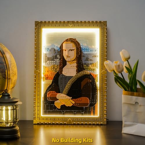 BrickBling أضواء LED من BrickBling متوافقة مع Lego مجموعة إضاءة مونا ليزا الإبداعية متوافقة مع Lego 31213 أضواء فقط بدون نموذج - Image 5